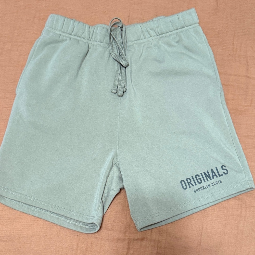 Brooklyn Cloth Originals Fleece Shorts Tan Size Medium